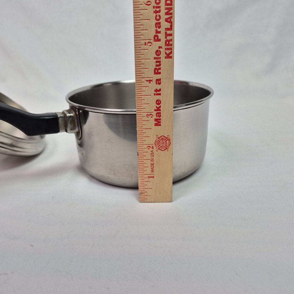 Farberware 1qt Saucepan UV w/Lid Stainless Steel Aluminum Clad USA VINTAGE!!! - Picture 8 of 9